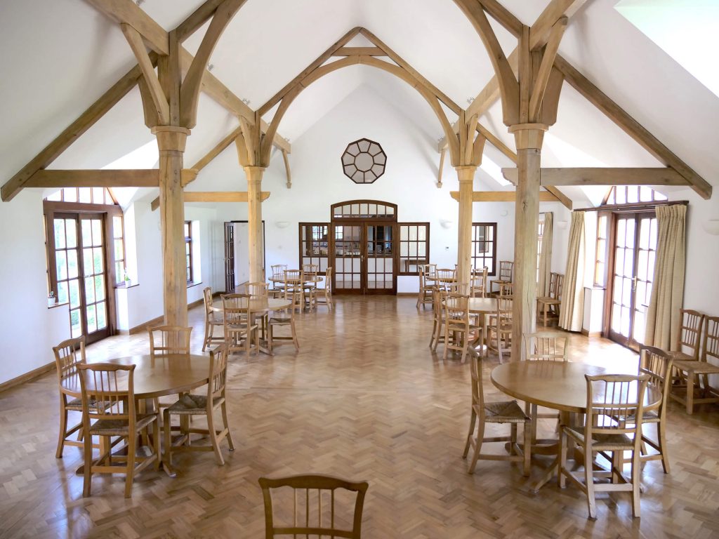 The dining hall at the Krishnamurti Centre