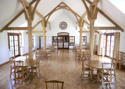 Dining hall at the Krishnamurti Centre