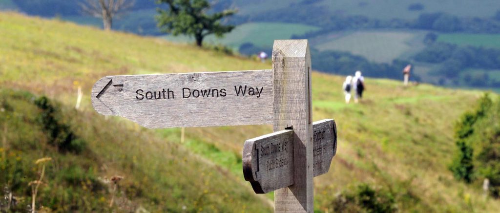 The South Downs Way in the South Downs National Park