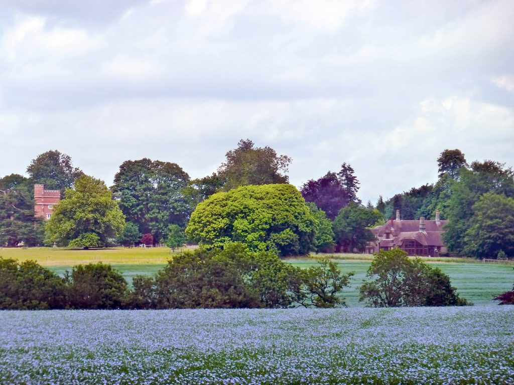 The grounds at Brockwood Park, Hampshire, UK